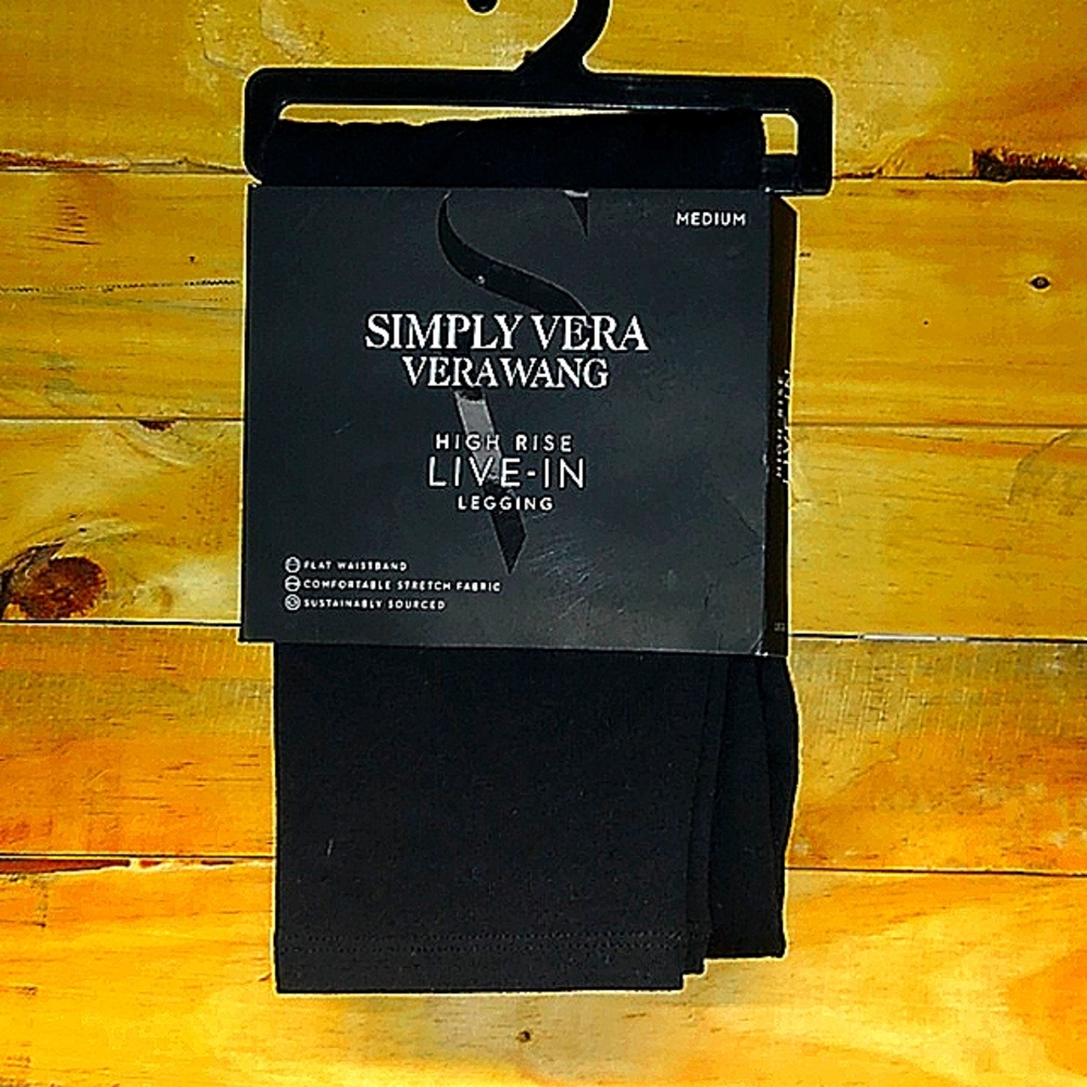 🤩 NWT Simply Vera Vera Wang High Rise Legging size M